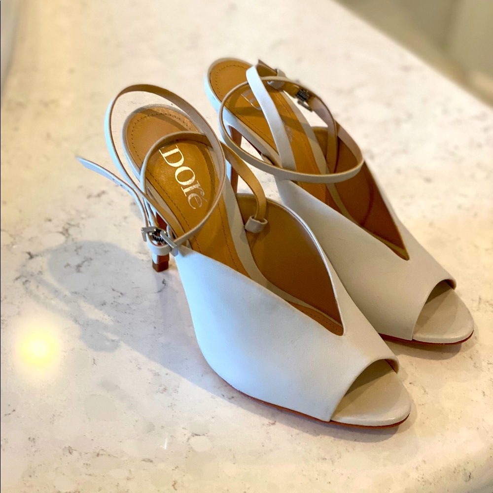 Idore White Heels EUR 40 Run US 8